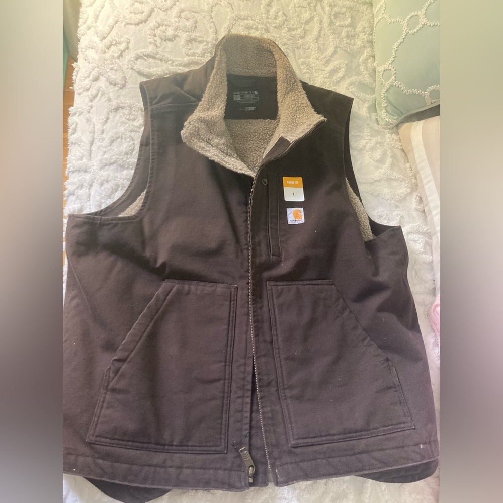 Brand New (Never Worn) Carhartt Loose Fit Sherpa Lining Vest